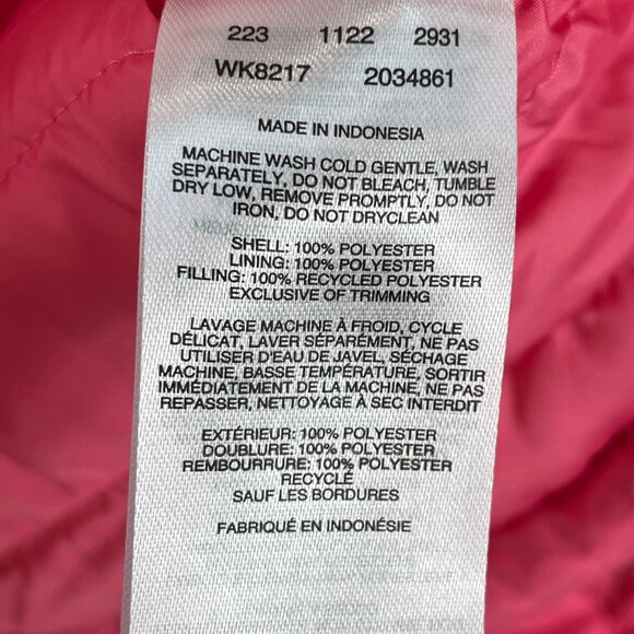Columbia Womens Plus XXL Pink Puffer Jacket Lightweight Insulated Zip Up - Picture 4 of 9